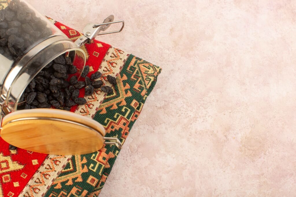 A high-resolution image of rice sacks and spice jars with the Hazir brand logo, emphasizing quality and trust.