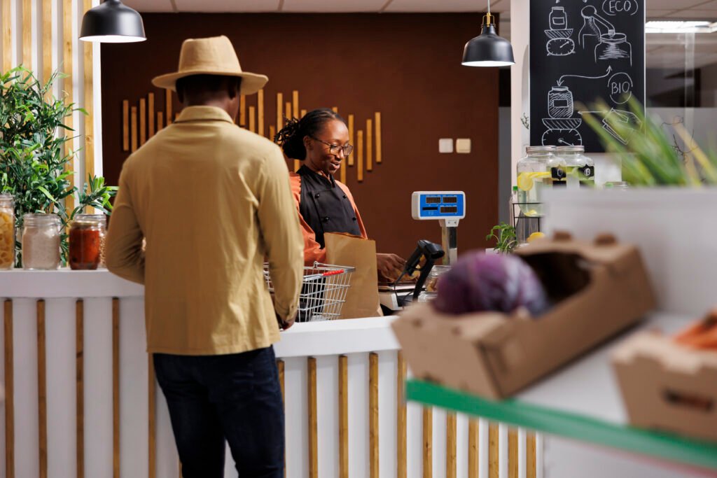 A retail store receiving food shipments, depicting the connection between distributors and businesses - food distribution companies in Pakistan  