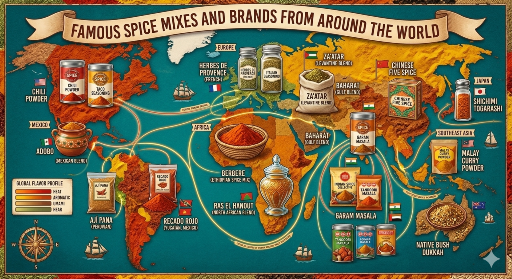 Famous Spice Mix Brands Around the World