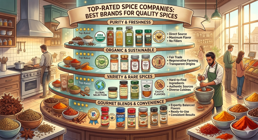 Top-Rated Spice Companies: Best Brands for Quality Spices