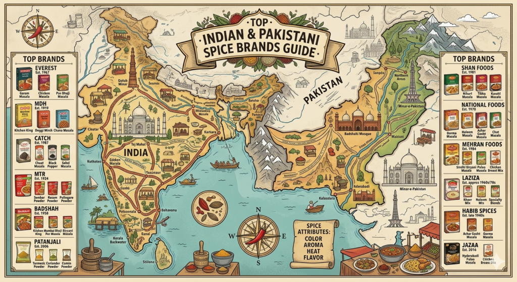 Top Indian & Pakistani Spice Brands Guide