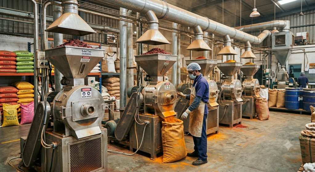 Industrial Spice Grinding Units in Pakistan