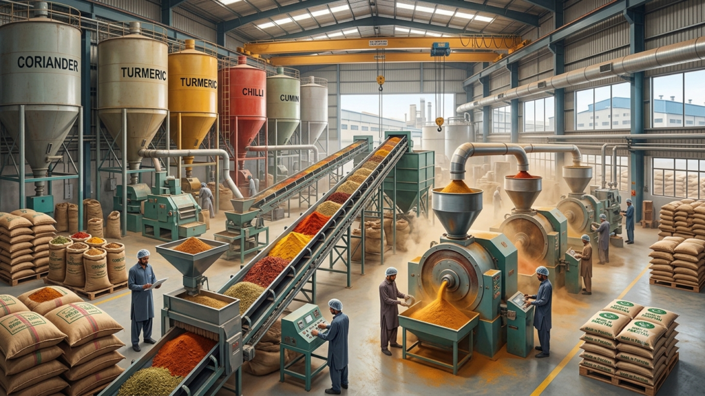 Bulk Spice Processing Plants in Pakistan