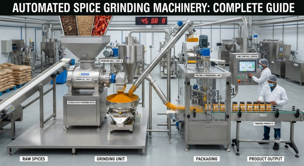 Automated Spice Grinding Machinery: Complete Guide